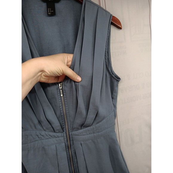 H&M Blue Sleeveless Dress - Picture 4 of 16